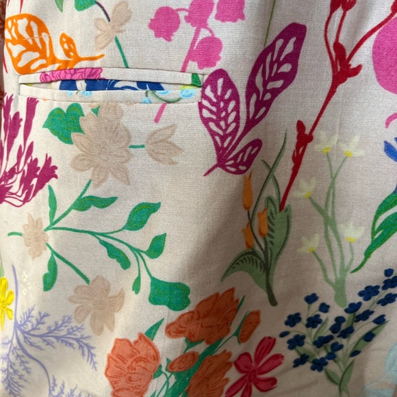 Twinkle Hanspal Garden Print Bouquet Set Blazer Size XS NWT - Picture 3 of 6